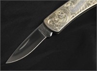 Buck Knife #525 Silver Handle