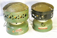 2 Vintage Coleman Portable Heaters