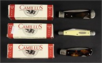 Three Camillus Pocket Knives