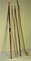 Bamboo Walking Pole, Walk Stick, Bear Archery Bow