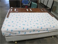 King Bed W/ Mattress, Box Spring, Frame & Head