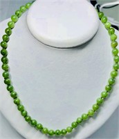 $300. S/Silver Canadian Jade Necklace