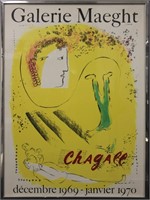 Marc Chagall, Galerie Maeght 1969/1970 Poster