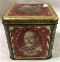 King George V & Queen Mary Portrait Tin