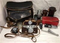 Leica D. R. P. Vintage Camera, Lenses & Case