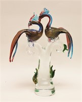 Barbini Bird of Paradise Murano Glass Sculpture