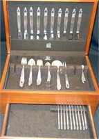 GEORG JENSEN STERLING FLATWARE (70) PCS.