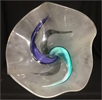 Barry Entner Signed Art Glass Sculpture