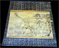 LARGE JAPANESE SCROLL