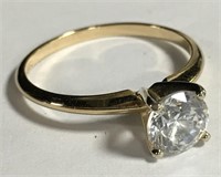 14k Gold Ring With Cubic Zirconia