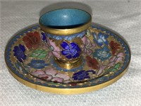 Cloisonne Cup And Undertray