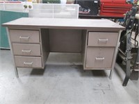 Vintage Industrial Metal Office Desk