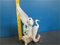 Lladro Nao Figurine Resting Herons