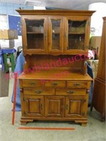 tell city maple dish cabinet (only 44in wide)
