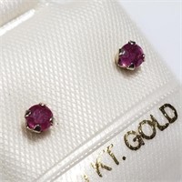 $160 10K Ruby Earrings