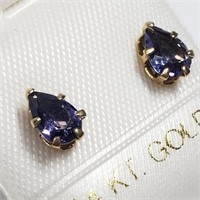 $200 14K Iolite Earrings