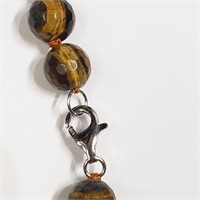 $200 S/Sil Tiger Eye Necklace