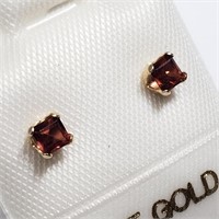 $120 10K Garnet Earrings