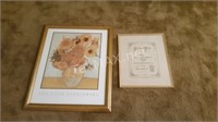 Van Gogh Poster and Frame