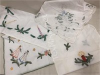 Vintage Embroidered Table Covers