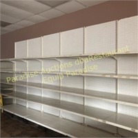 Sold in 4 ft sections Gondola shelving