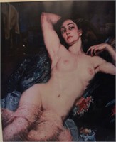 Norman Lindsay print. 'Languor', 49/600,