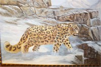 Artist unkown, study of a prowling leopard,