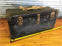 Vintage leather toolbox