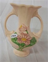 Hull Art, Pink vase, H-2, 5.5" tall