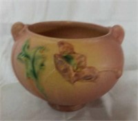Roseville Pink Poppy Vase, #64-2(?)
