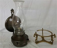 Lamplight Farms lamp & Brass stand