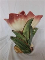 McCoy Double tulip vase, 8.5" tall