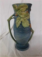 Roseville Bushberry vase, 37-10" tall