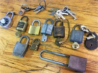 Vintage locks and keys