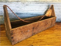 Large handcrafted toolbox