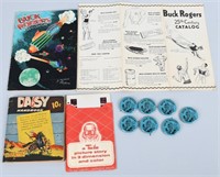 Early BUCK ROGERS PAPERS, BOOKS, PINS, & MORE