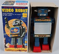JAPAN Battery Op VIDEO ROBOT w/ BOX