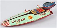 JAPAN Crank Windup B-619 #3 OCEAN RACE BOAT