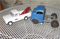 Tonka Tow Truck & Structo Toys Truck