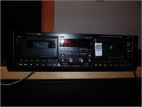 tascam dual cassette deck