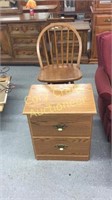 (2) Drawer Cabinet Bar Stool