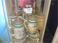 LOT OF ANIMAL THEMED STEINS