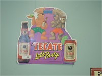TECATE BEER AD SIGN
