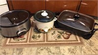 2 crockpots & a Presto cooker