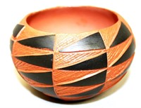 Pottery - Acoma Bowl and Dark Vase
