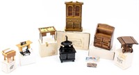 Vintage Wood Dollhouse Furniture