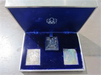 CP 1976 Olympic Silver Stamps & Block Stamps