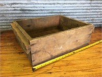 Vintage heavy duty wood box