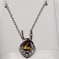 $1000 10K Citrine Necklace