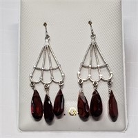 $1200 14K Garnet Earrings